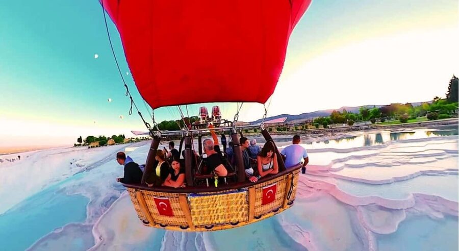Antalya/Belek: Pamukkale Day Tour w/Optional Hot Air Balloon - Sunrise balloon flight over Pamukkale