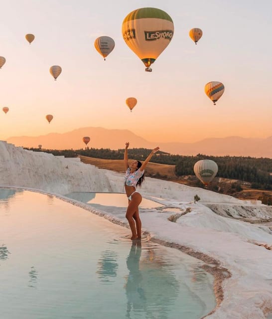 Antalya: Pamukkale Guided Tour With Optional Balloon Flight - The sunrise flight over Pamukkale