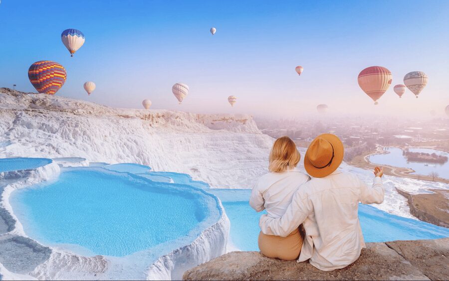 Antalya: Pamukkale Guided Tour With Optional Balloon Flight - Three hours of freedom is a real advantage