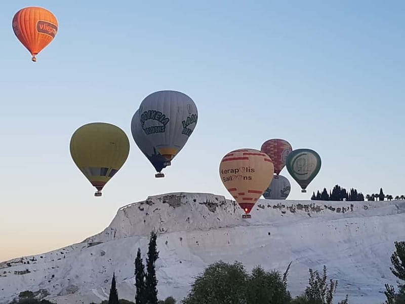 Antalya: Pamukkale Tour with Hot Air Balloon and Lunch - Pamukkale from the air and on foot