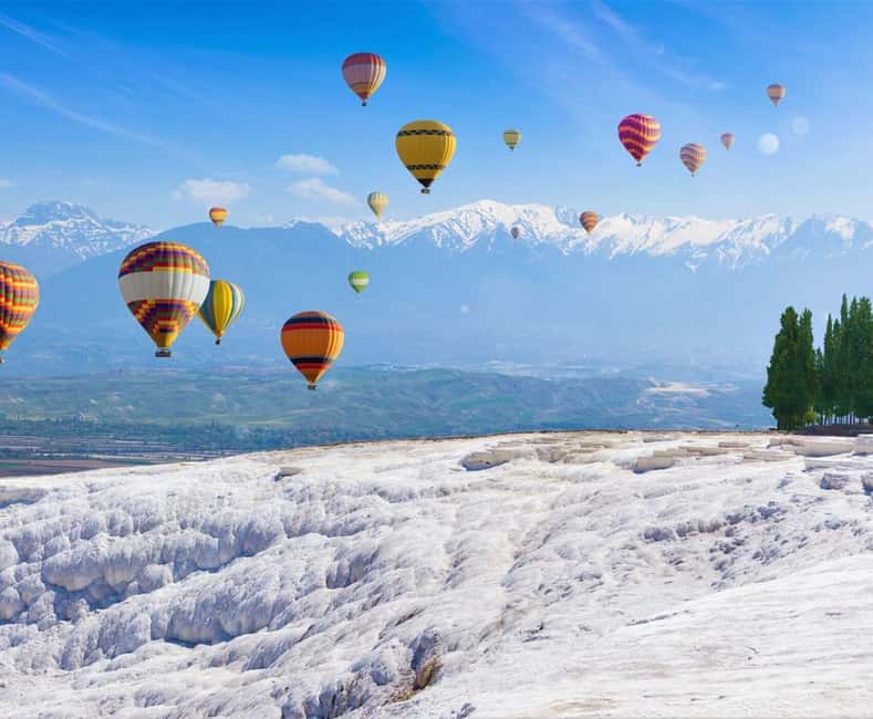 Antalya to Pamukkale: Day Tour W/Optional Hot Air Balloon - Walking the Pamukkale Travertines