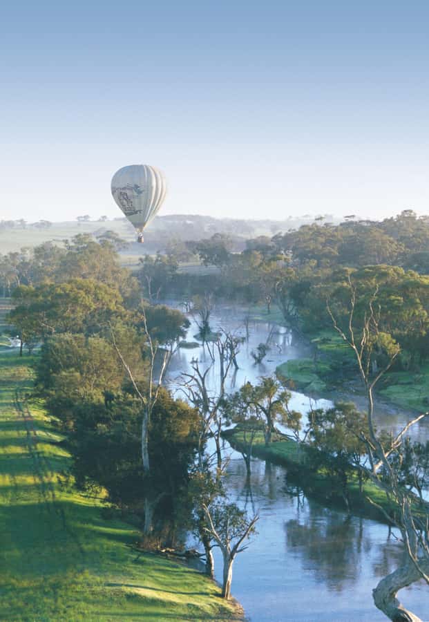 Avon Valley: Hot Air Balloon Flight - Watching the balloon inflate before takeoff