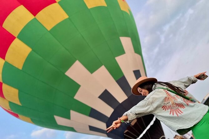 Balloon flight in Teotihuacán from Mexico City - What you see from the air