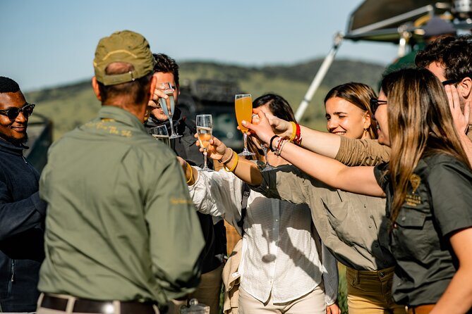 Balloon Safari & Bush Breakfast in Serengeti - Miracle Experience - Landing, bubbly, and a bush breakfast