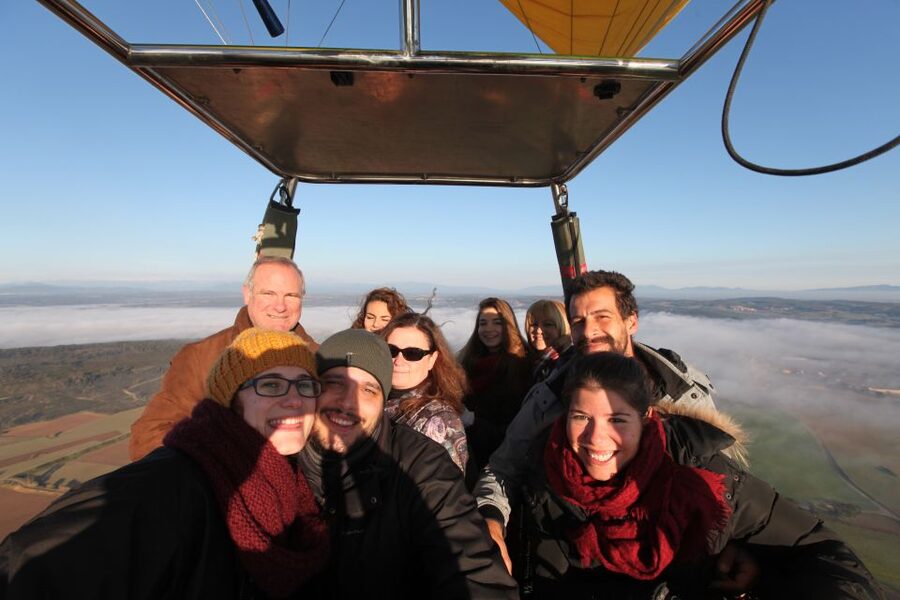 Barcelona: Hot Air Balloon Ride - Landing, photographs, and the champagne toast