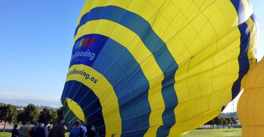 Barcelona: Hot Air Balloon Ride with Optional Transportation - Getting to the flying area by van