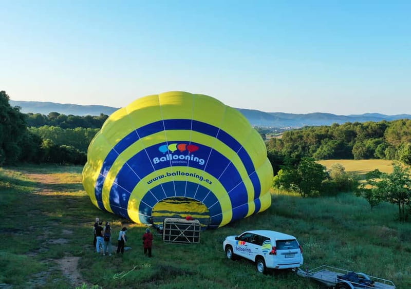 Barcelona Private VIP Balloon Flight with Pick-up Service - Rising over Montseny and Montserrat