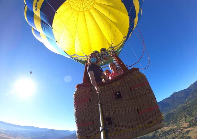 Barcelona Private VIP Balloon Flight with Pick-up Service - Helping inflate the balloon at Montseny