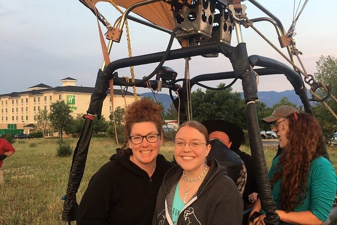 Breathtaking Colorado Springs Sunrise Hot Air Balloon Flight - Landing, breakfast, and the champagne toast