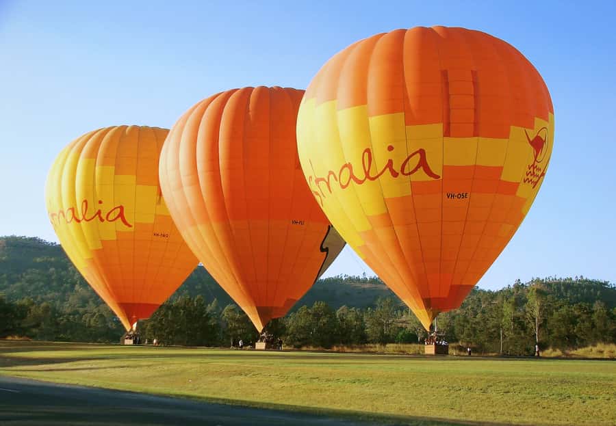 Brisbane: Hot Air Balloon Flight with Vineyard Breakfast - Key points at a glance
