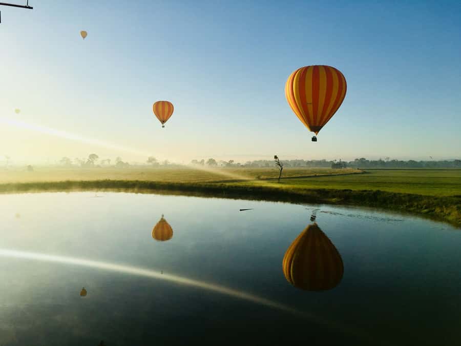 Brisbane: Hot Air Balloon Flight with Vineyard Breakfast - Landing, photos, and the part many people skip
