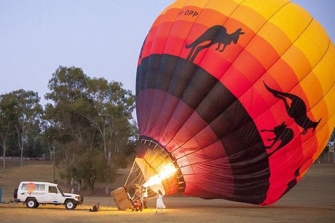 Brisbane's closest Hot Air Balloon Flights - City & Country views - 1 hr flight! - Landing, packing up, and returning to Ipswich