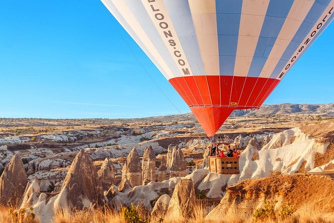 Budget Hot Air Balloon Ride over Cappadocia - The landing, breakfast, and sparkling drink