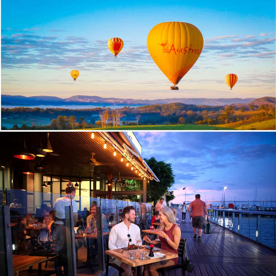 Cairns: Hot Air Balloon Flight & 3-Course Lunch - The transfer to Ochre Restaurant