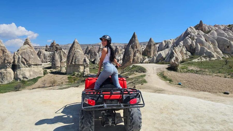 Cappadocia: ATV Tour and Optional Hot Air Balloon Watching - Love Valley: dramatic rock shapes and a first photo stop