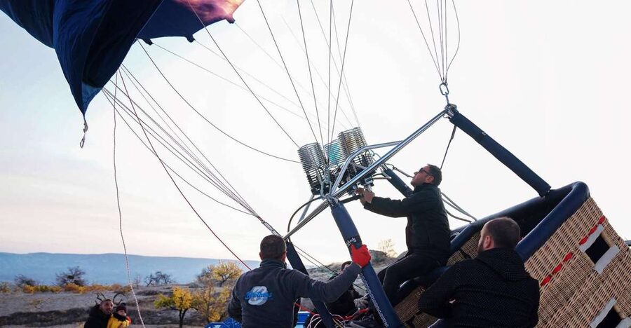 Cappadocia: Balloon Sunrise Flight Economic-Premium Options - The early pickup and launch-site routine