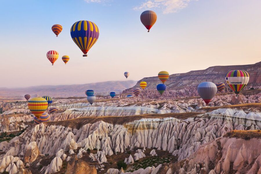 Cappadocia: Blue Tour and Sunrise Balloon Tour - Pigeon houses and castle views