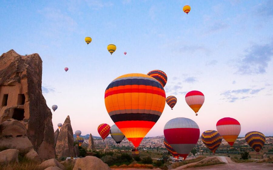 Cappadocia: Goreme Hot Air Balloon Flight Over Fairychimneys - Watching the balloons inflate before takeoff
