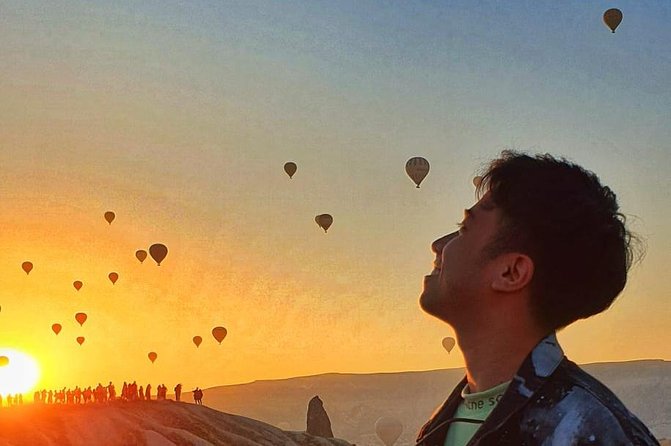 Cappadocia Hot Air Balloon Ride with Breakfast and Champagne - Fairy chimneys and valleys from the basket