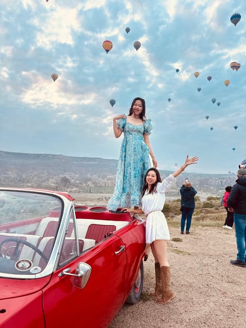 Cappadocia: Hot Air Balloon Watching Tour with Classic Car - Before dawn, your hotel pickup