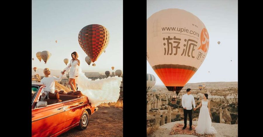 Cappadocia: PhotoShoot with Balloons. Flying Dress included. - The dress fitting and getting ready