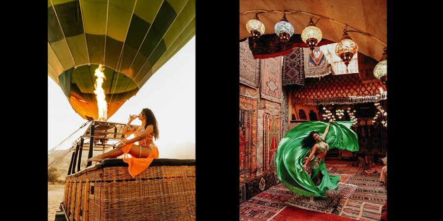 Cappadocia: PhotoShoot with Balloons. Flying Dress included. - The balloon question, and the Photoshop backup