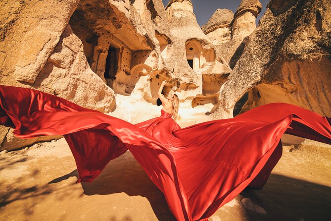 Cappadocia Private Flying Dress & Hot Air Balloon Photoshoot - Photos, raw files, and the optional reel