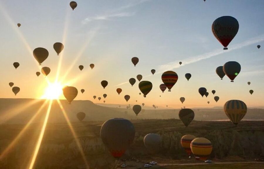 Cappadocia: Red Tour and Sunrise Balloon Tour - Avanos, red clay, and pottery made by foot
