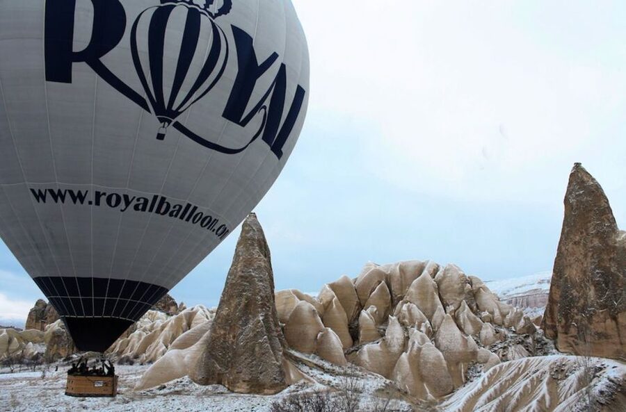 Cappadocia: Royal Queen Hot Air Balloon Tour at Sunrise - The landing and the little ceremony afterward