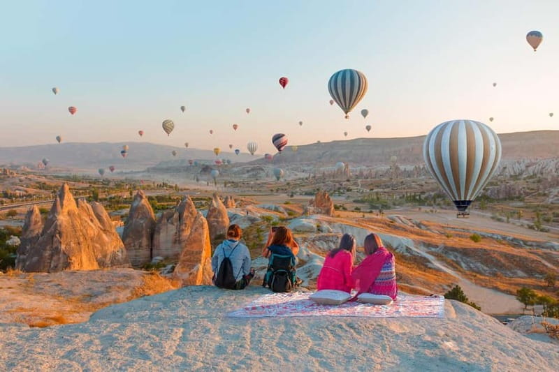Cappadocia: Sunrise Fairy Chimneys Hot Air Balloon Watching - The guide and small comforts