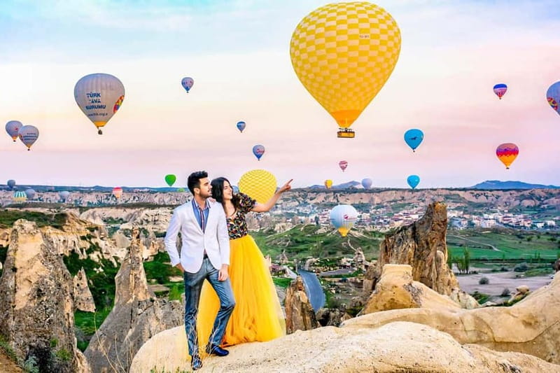 Cappadocia: Sunrise Fairy Chimneys Hot Air Balloon Watching - Watching the balloons prepare for takeoff