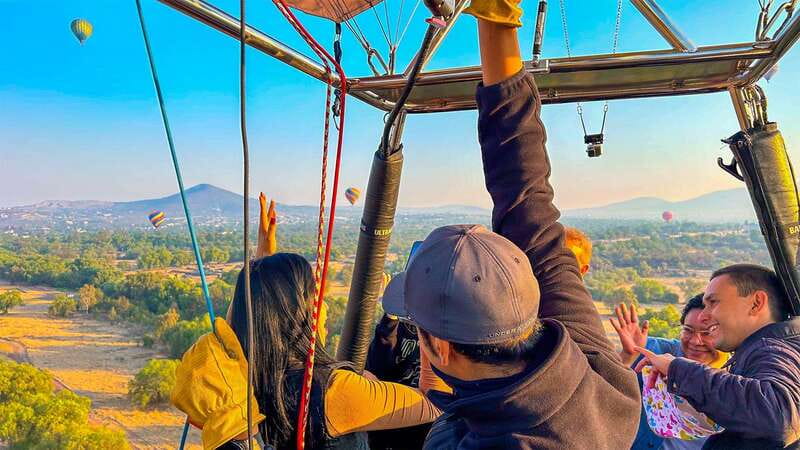 CDMX: Teotihuacan Balloon Flight with Optional Pyramids Tour - Walking through Teotihuacan with a guide