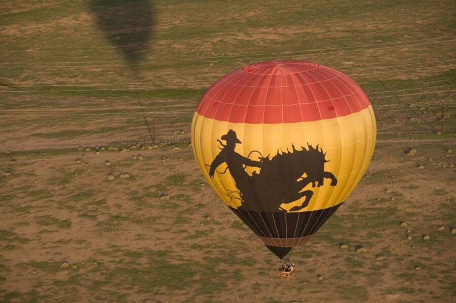 Colorado Springs: Sunrise Hot Air Balloon Flight - A quiet flight above Colorado Springs