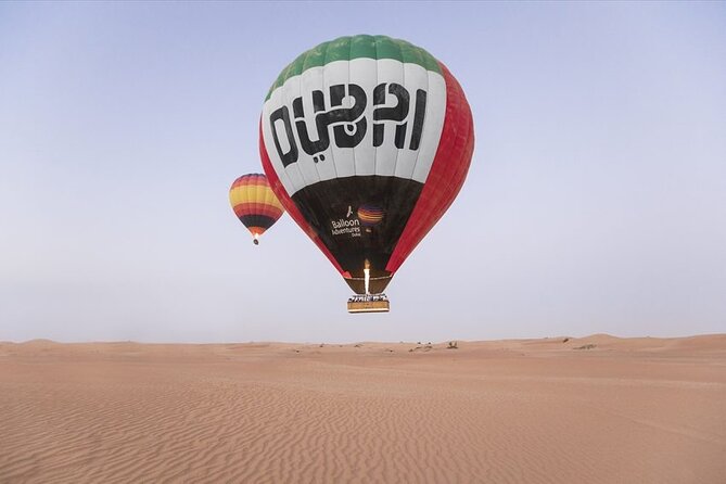 Dubai Desert By Hot Air Balloon With Falcon Show and Camel - Leaving Dubai before dawn