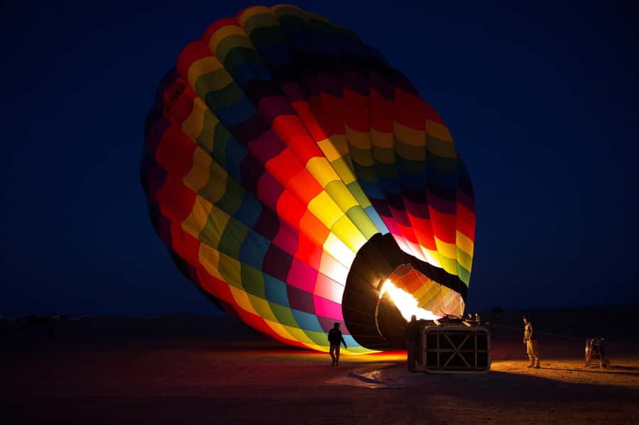 Dubai: Hot Air Balloon, Desert Safari, and Quad Biking Tour - Falconry adds a local touch