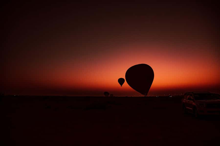 Dubai: Hot Air Balloon Ride & Falcon Show Over the Desert - What the 45 to 60-minute flight is like