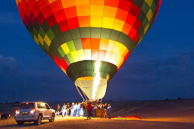 Dubai Hot Air Balloon Ride with Breakfast, Falconry & Camel Ride - Pickup and the very early start