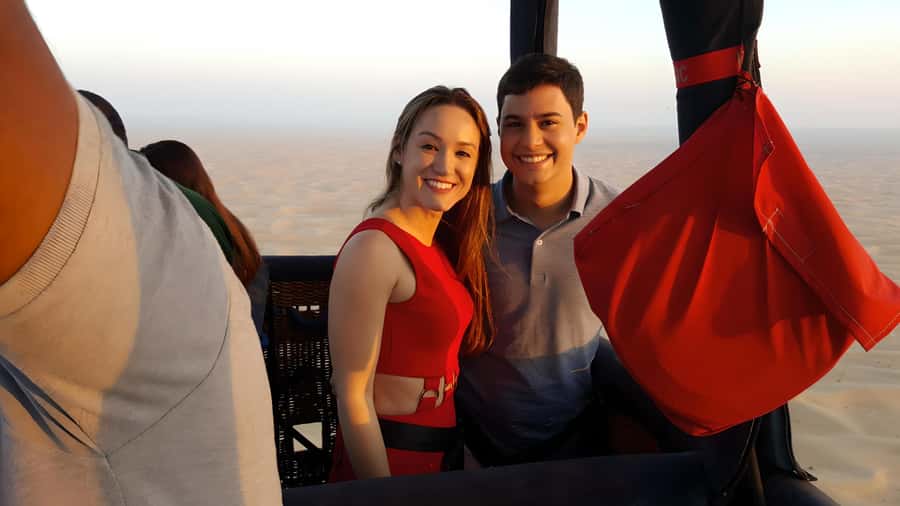 Dubai: Private Hot Air Balloon Tour Over the Dubai Desert - Coffee, tea, and the Sindbad Gulf Balloons base