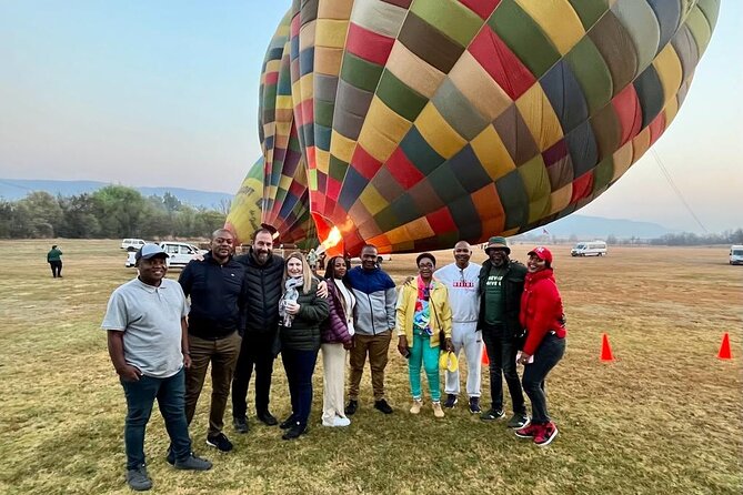 Early Morning Balloon Safari with Breakfast from Magaliesburg - The welcome, launch, and pilot commentary