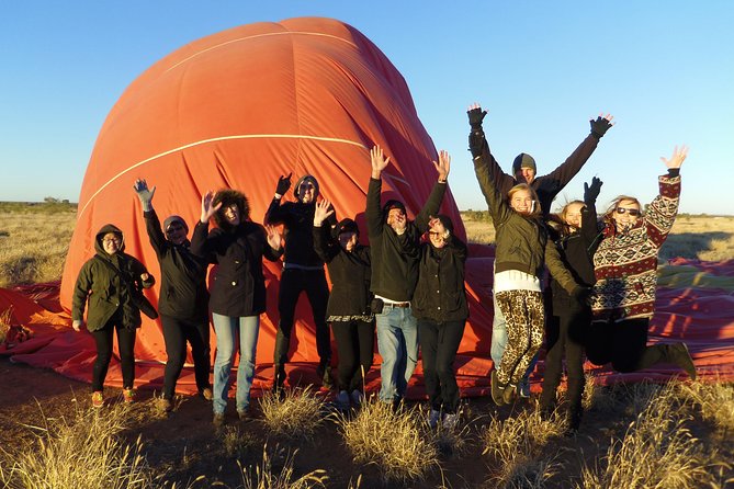 Early Morning Ballooning in Alice Springs - Rising toward the MacDonnell Ranges
