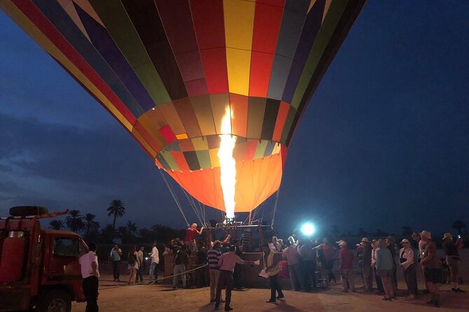 Enjoy Hot Air Balloon,Valley of the kings,Hatshepsut temple in Luxor - Colossi of Memnon, a quick final stop