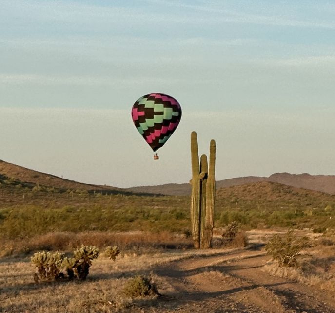 Epic Sonoran Sunrise Balloon Flight - The flight and its changing views