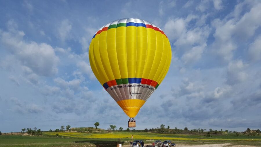 From Barcelona: Half-Day Hot Air Balloon Flight Ticket - The gentle takeoff and one hour above Catalonia