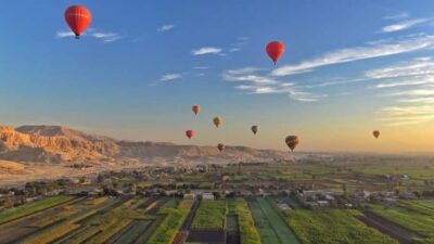 Luxor & Hot Air Balloon Private Trip by Plane