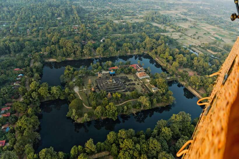 From Krong Siem Reap: Angkor Hot Air Balloon Ride w/ Pickup - What this Siem Reap balloon ride really offers