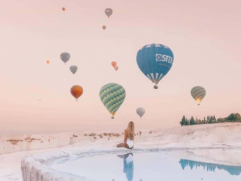 From Kusadası: Pamukkale Day Trip w/Balloon Flight & Lunch - The long day from Kusadası to Pamukkale