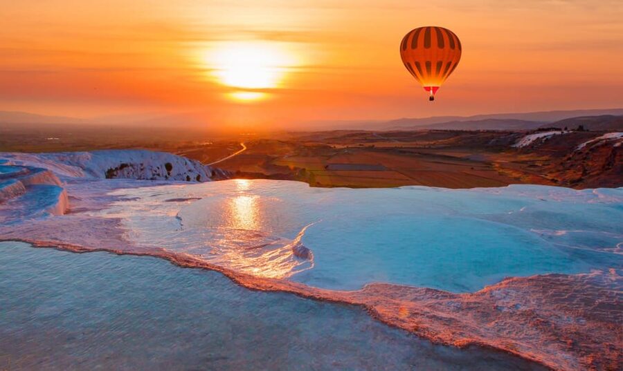 From Marmaris: Pamukkale Balloon Flight Day Trip with Lunch - Walking the Cotton Castle and Hierapolis