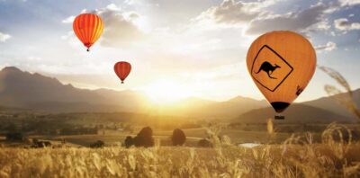 Hot Air Balloon Flight, Sparkling Wine & Photos