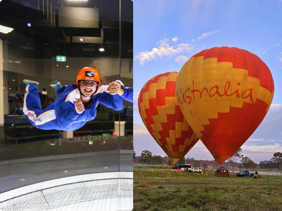 Gold Coast: Hot Air Balloon, Winery Breakfast & iFly - Breakfast at OReillys Canungra Valley Vineyards