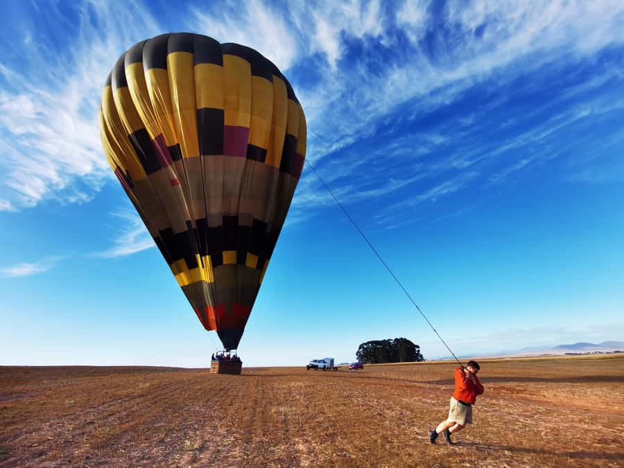 Hot air Balloon and Cape Winelands Private guided tour - Lunch is flexible, but it costs extra